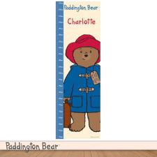 Personalised Paddington Bear Vinyl Height Chart